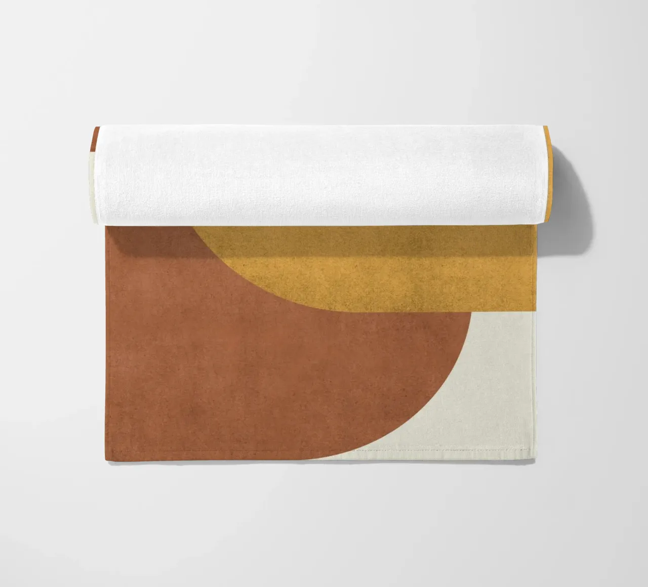 Halfmoon Colorblock - Oro Marrone telo mare da MoonlightPrint