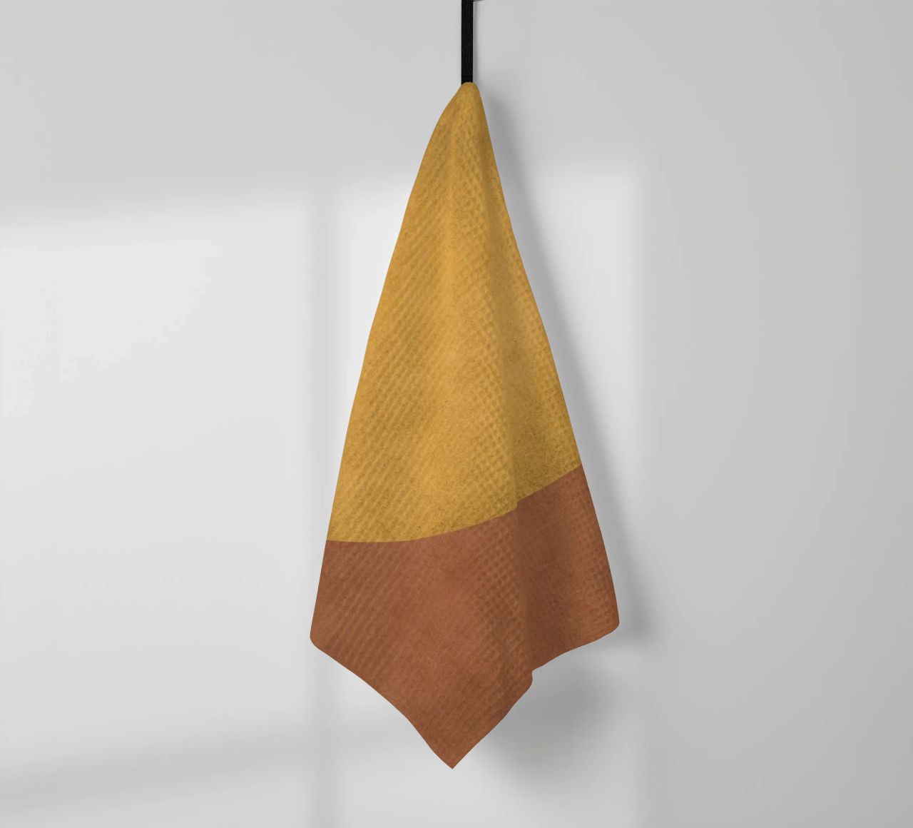 Halfmoon Colorblock - Oro Marrone canovaccio da cucina da MoonlightPrint