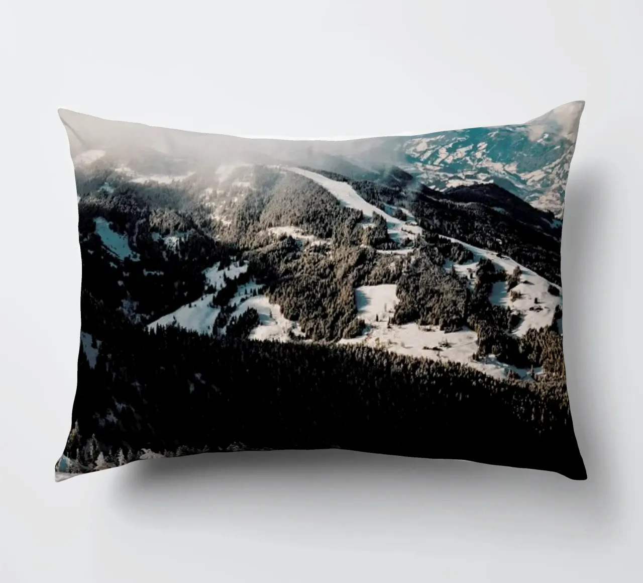 Austrian Alps in the Sun cuscino da Sebastian Hilgetag