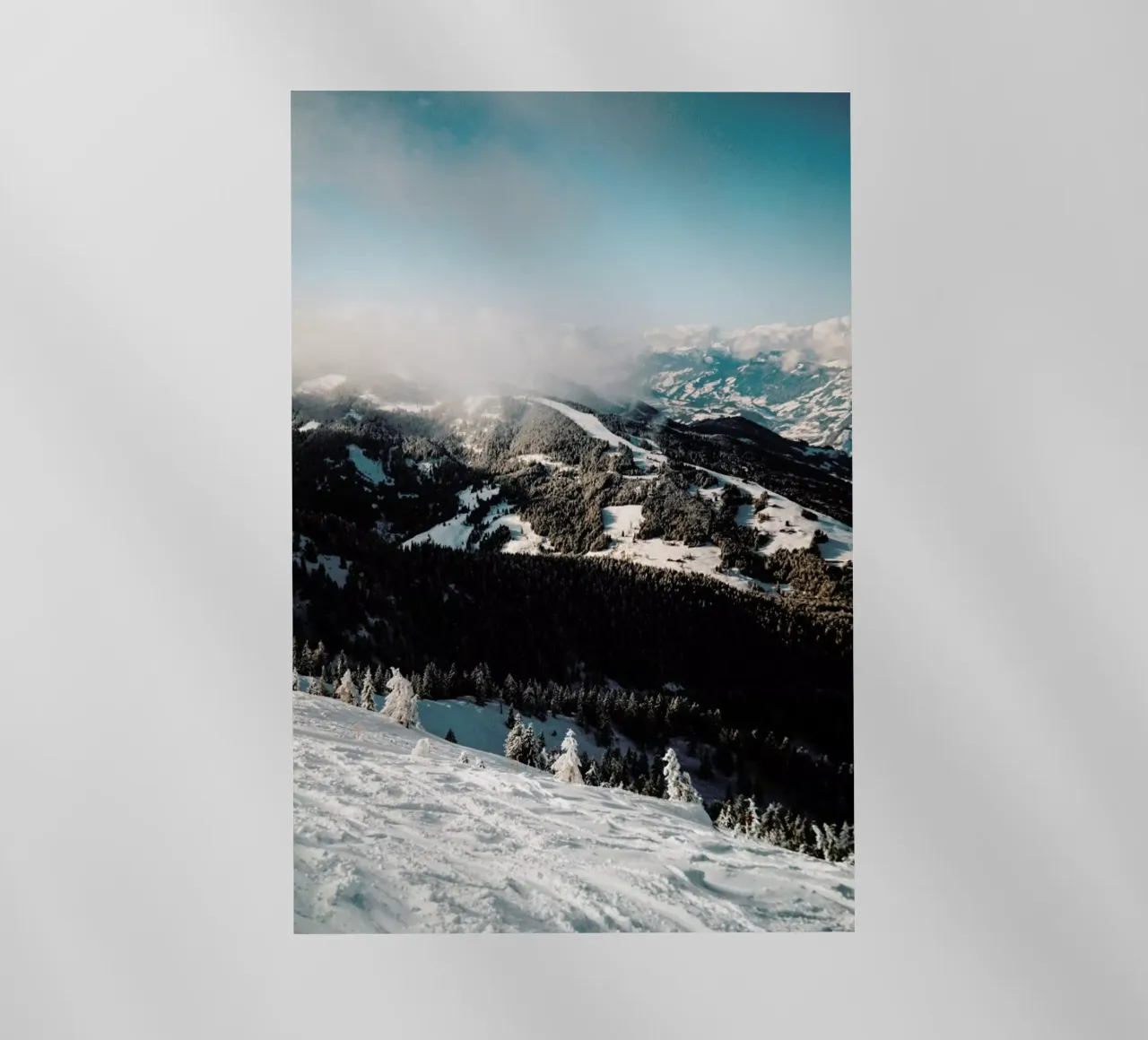 Austrian Alps in the Sun pellicola backlit da Sebastian Hilgetag