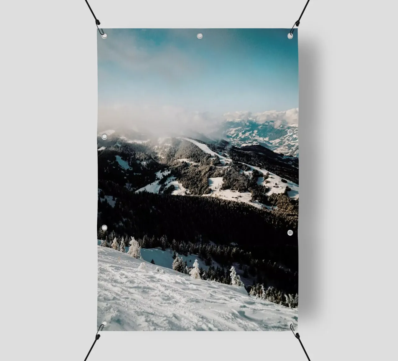 Austrian Alps in the Sun telo in pvc da Sebastian Hilgetag