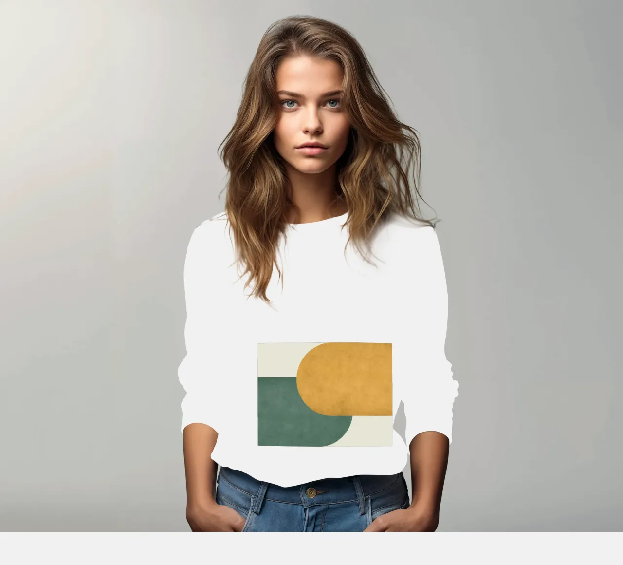 Halfmoon Colorblock felpa da MoonlightPrint