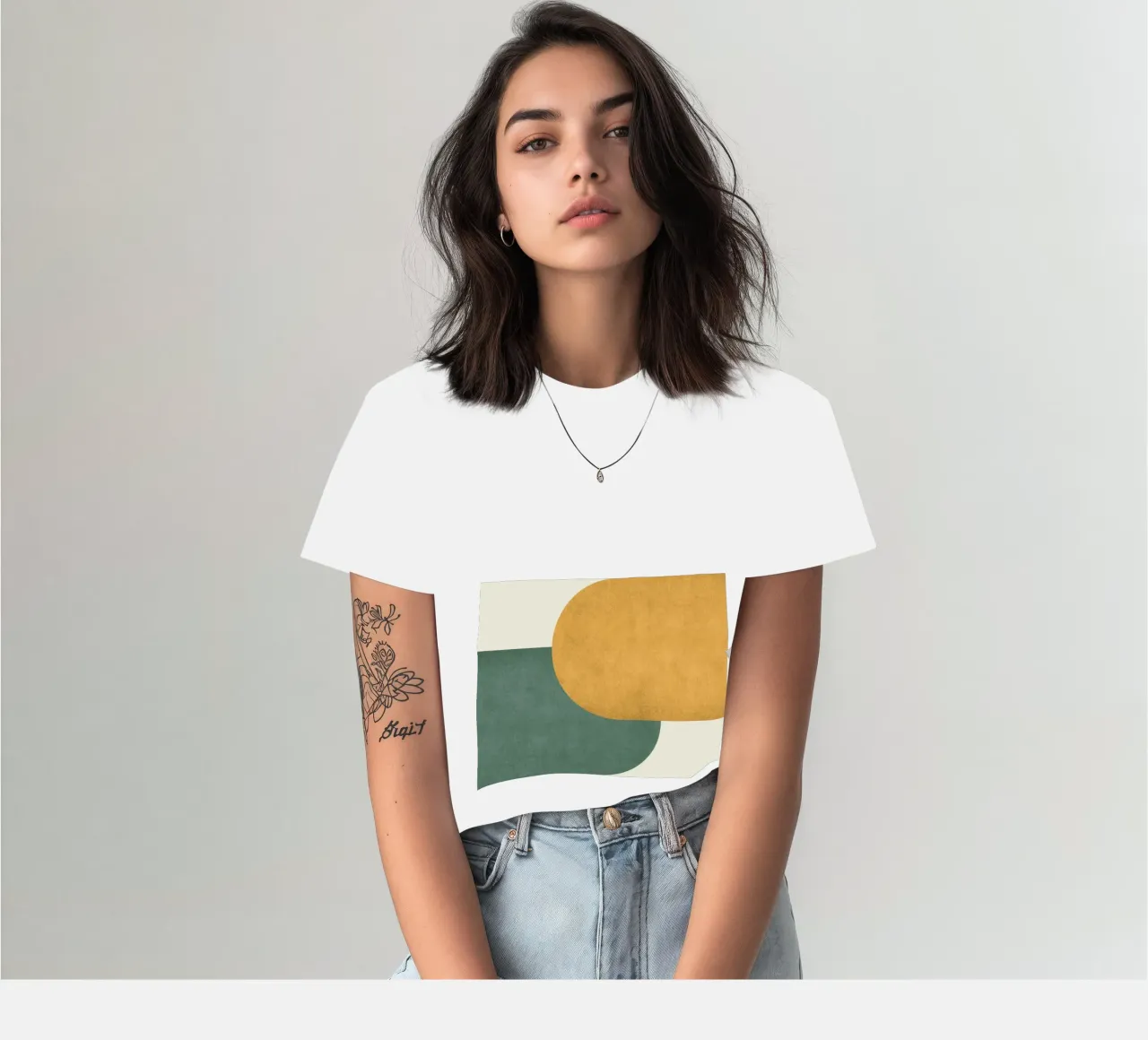 Halfmoon Colorblock t-shirt da MoonlightPrint