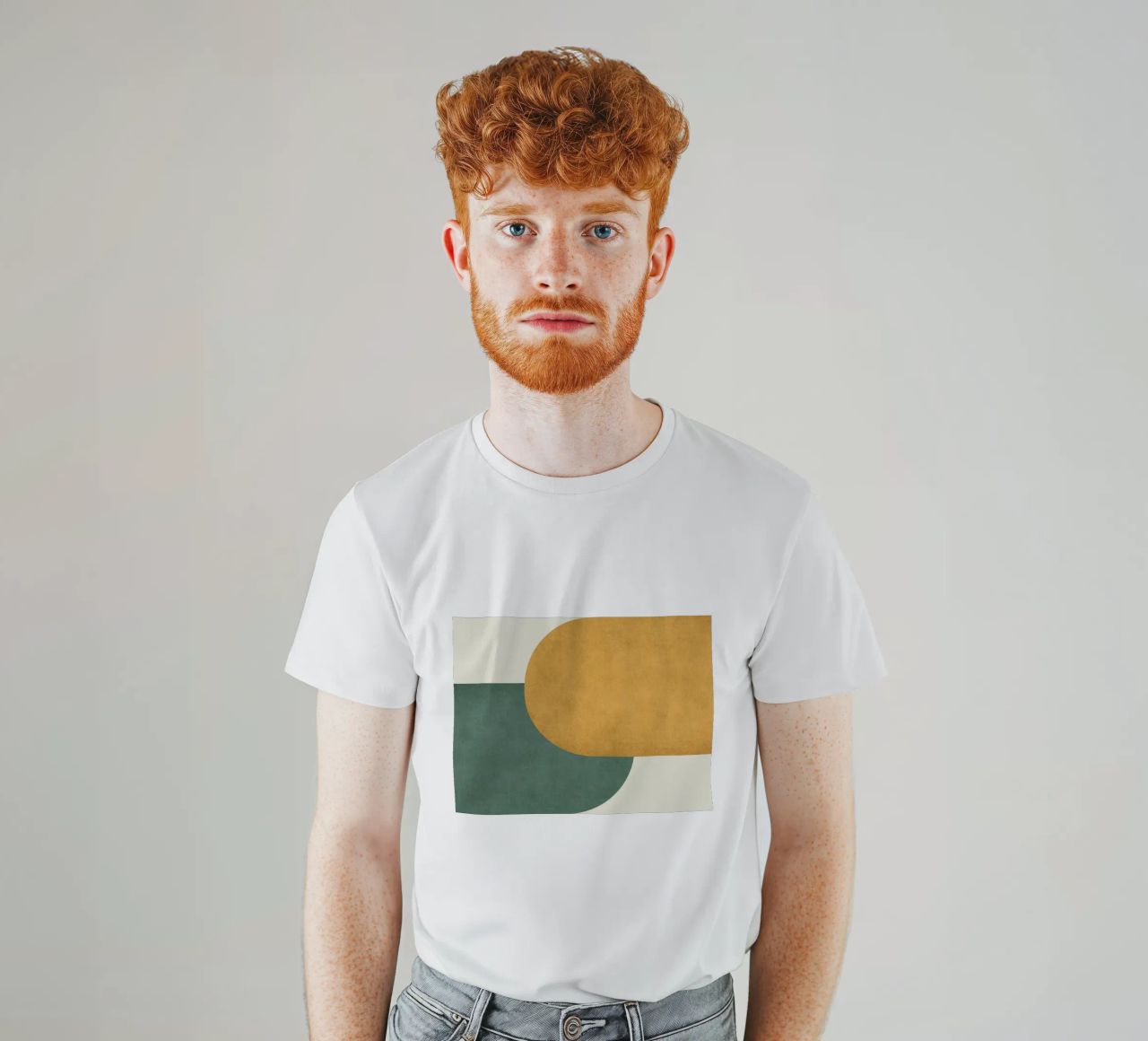 Halfmoon Colorblock t-shirt da MoonlightPrint