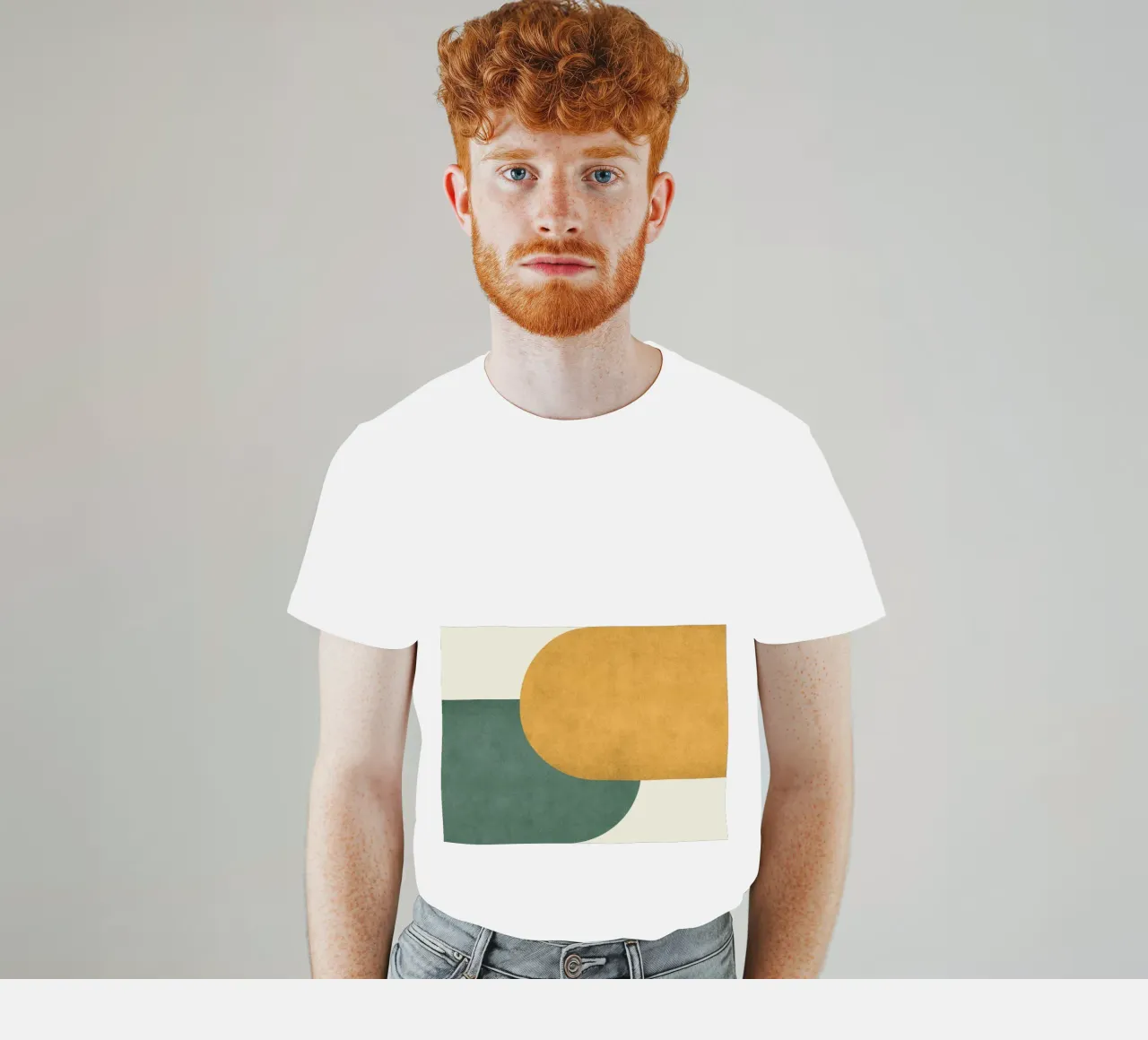 Halfmoon Colorblock t-shirt da MoonlightPrint