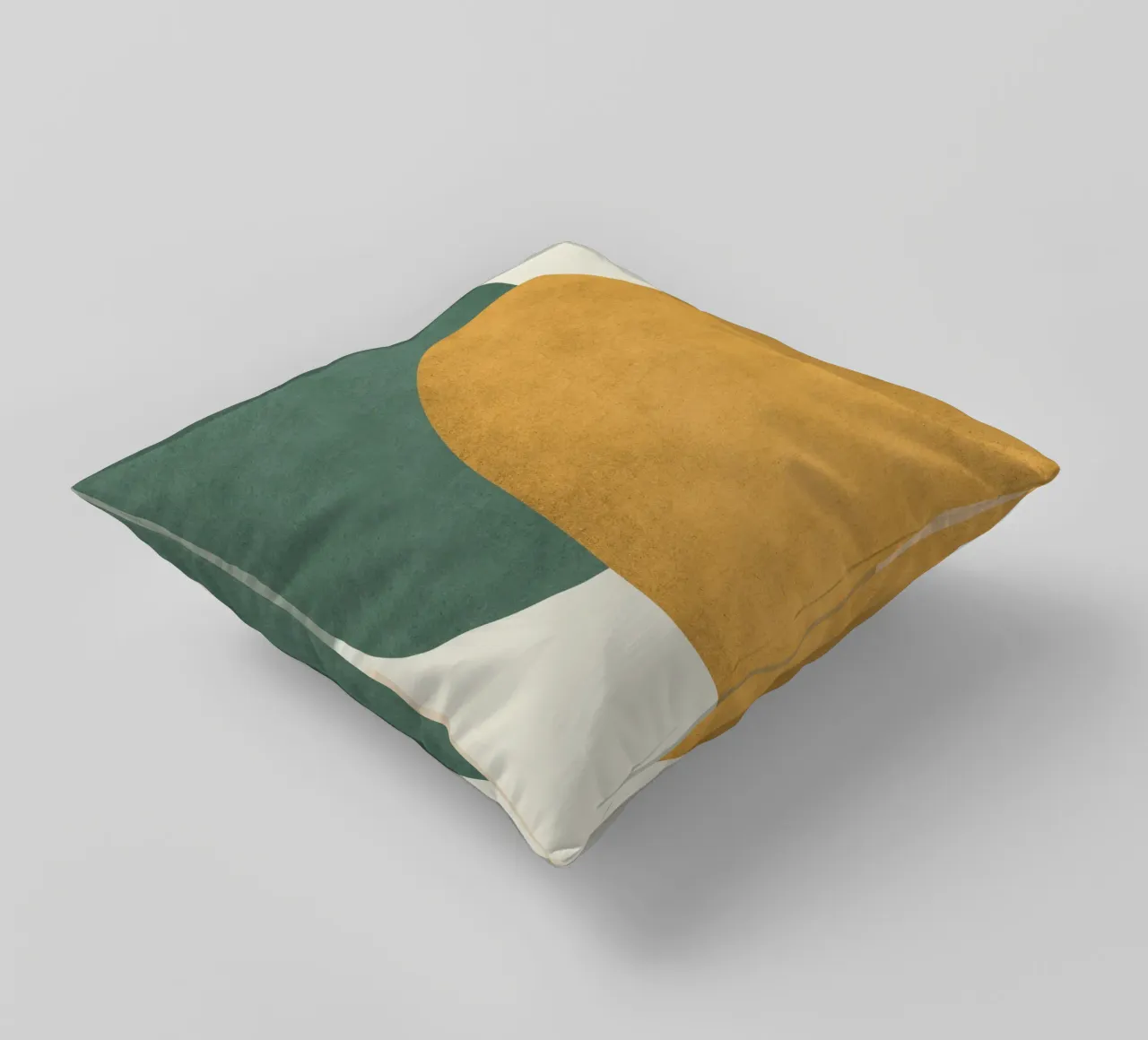 Halfmoon Colorblock decorative cushion by MoonlightPrint