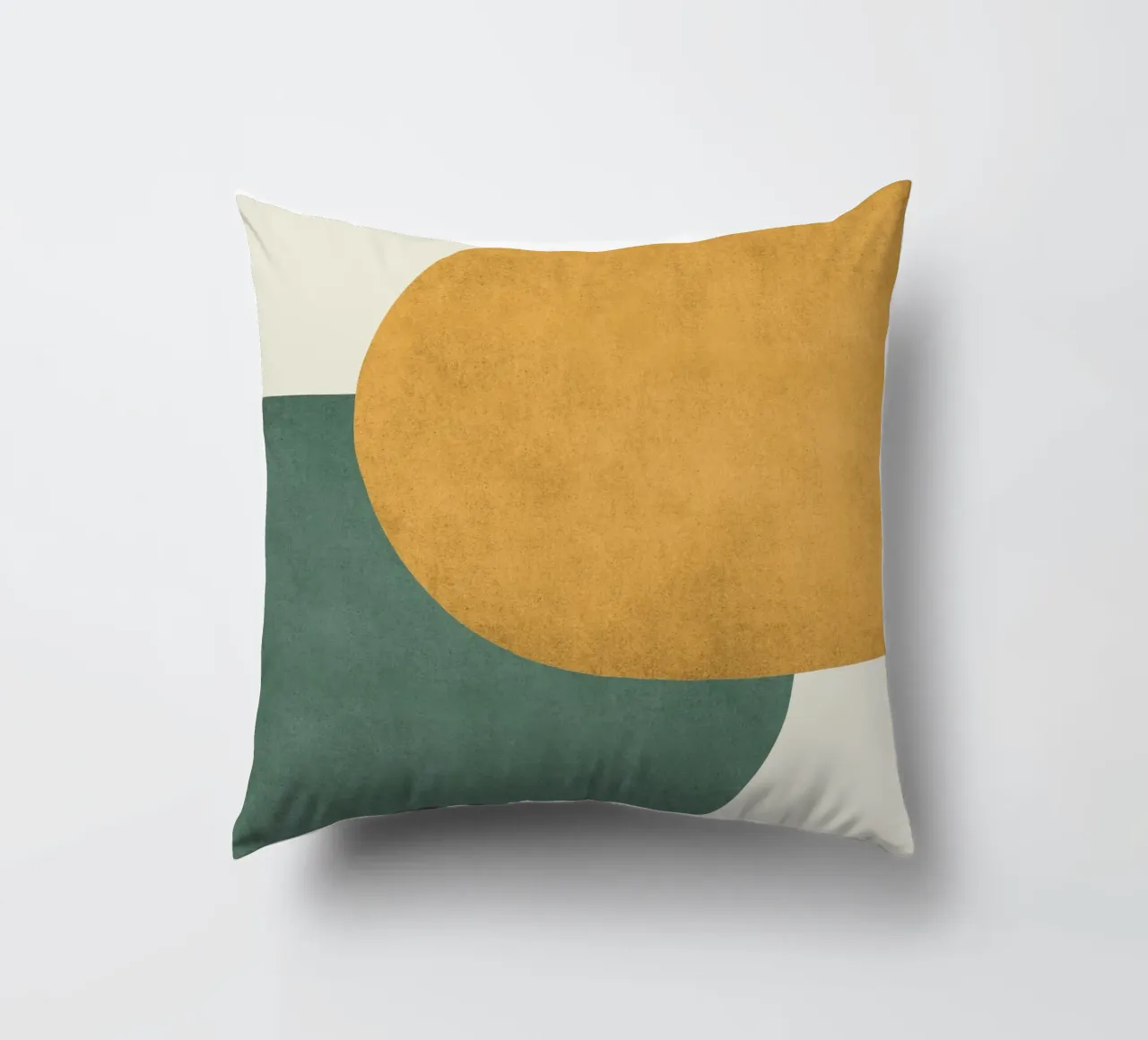 Halfmoon Colorblock decorative cushion by MoonlightPrint
