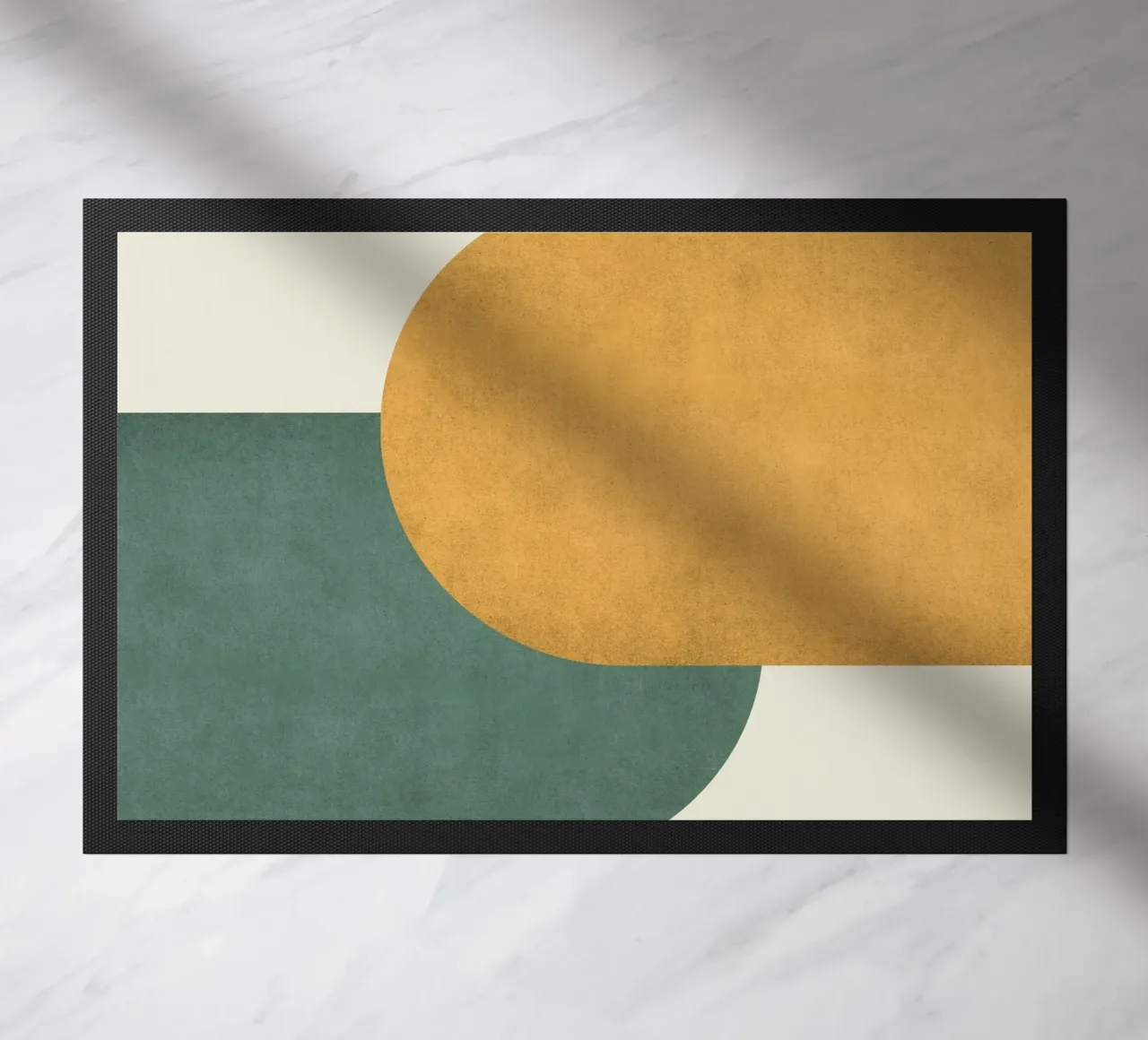 Demi-lune Colorblock paillasson de MoonlightPrint