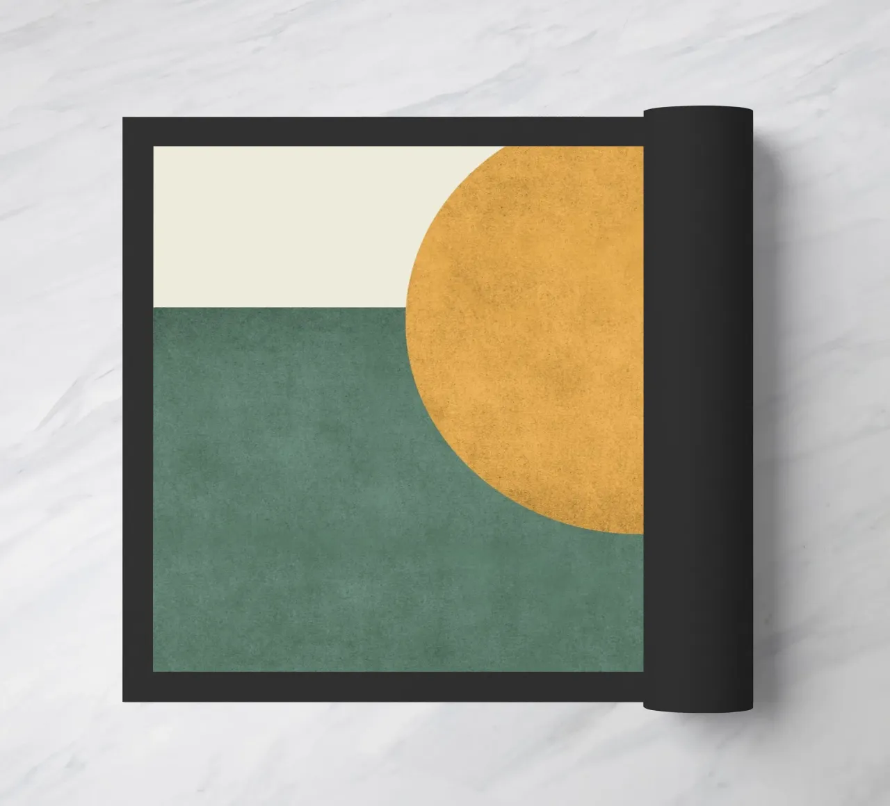 Demi-lune Colorblock paillasson de MoonlightPrint