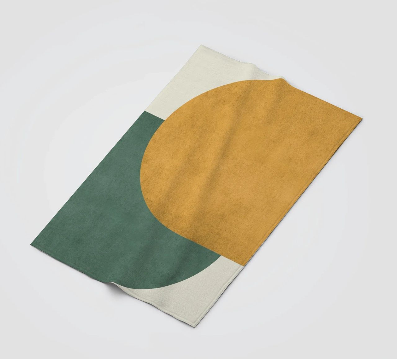Halfmoon Colorblock coperta in pile da MoonlightPrint