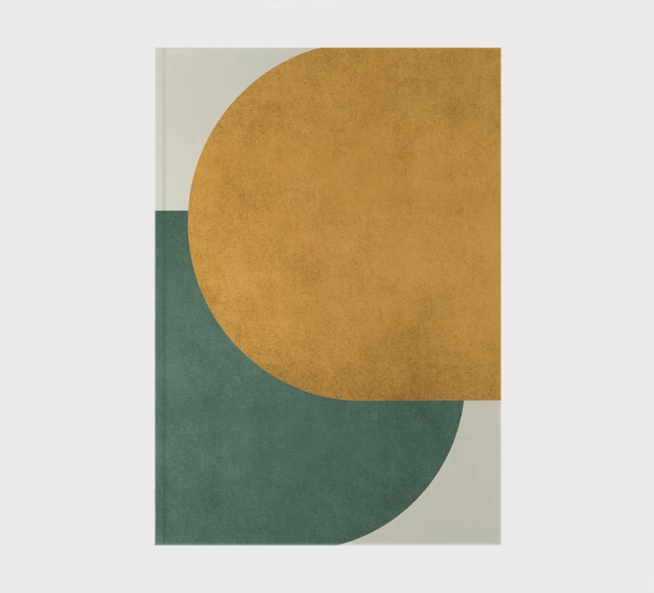 Halfmoon Colorblock notebook by MoonlightPrint