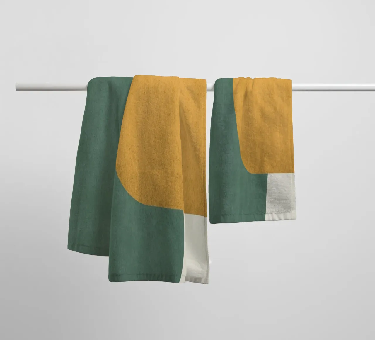 Halfmoon Colorblock asciugamano da bagno da MoonlightPrint