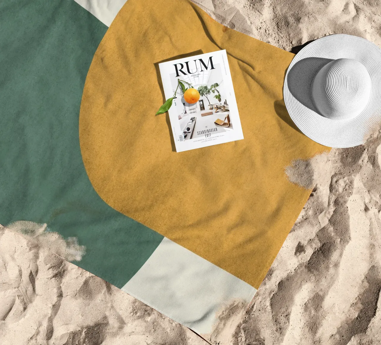 Halfmoon Colorblock telo mare da MoonlightPrint