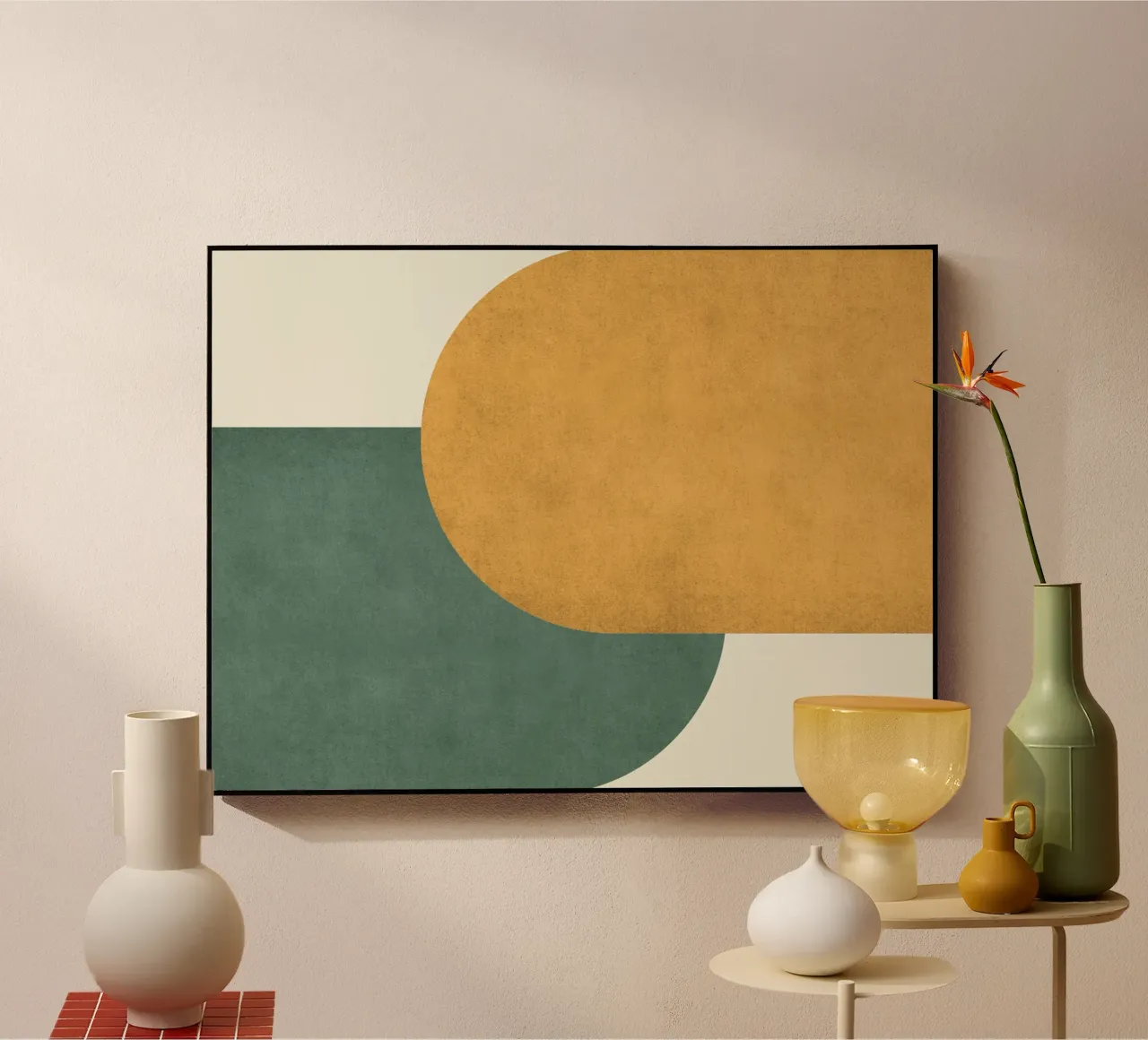 Halfmoon Colorblock plexiglass da MoonlightPrint