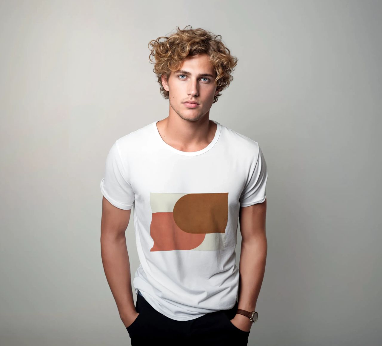 Halfmoon Colorblock - t-shirt da MoonlightPrint