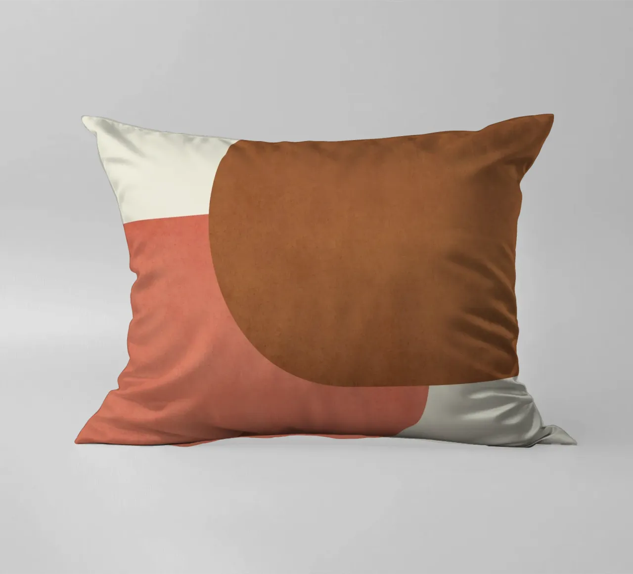 Halfmoon Colorblock - decorative cushion by MoonlightPrint
