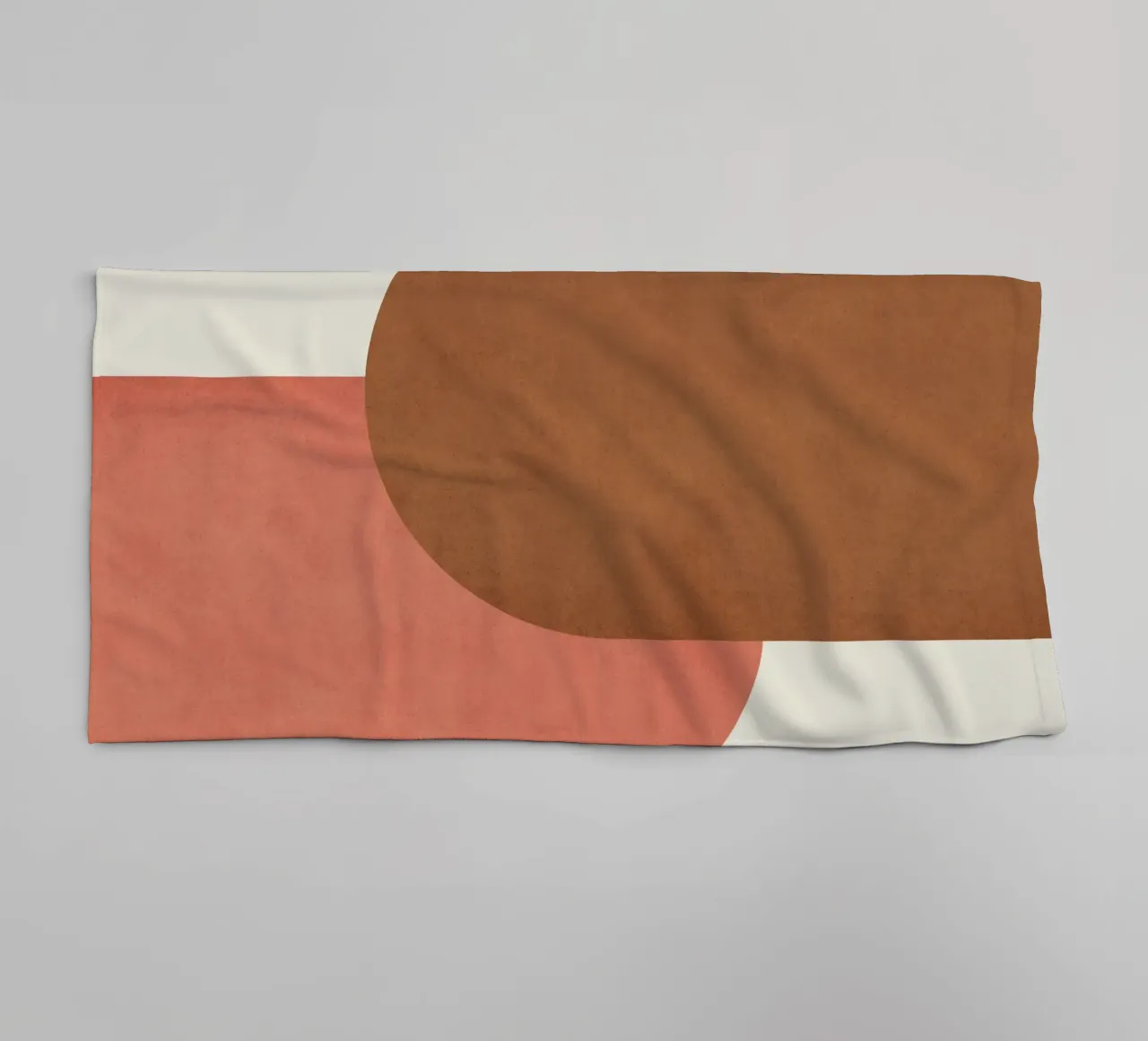 Halfmoon Colorblock - towel by MoonlightPrint