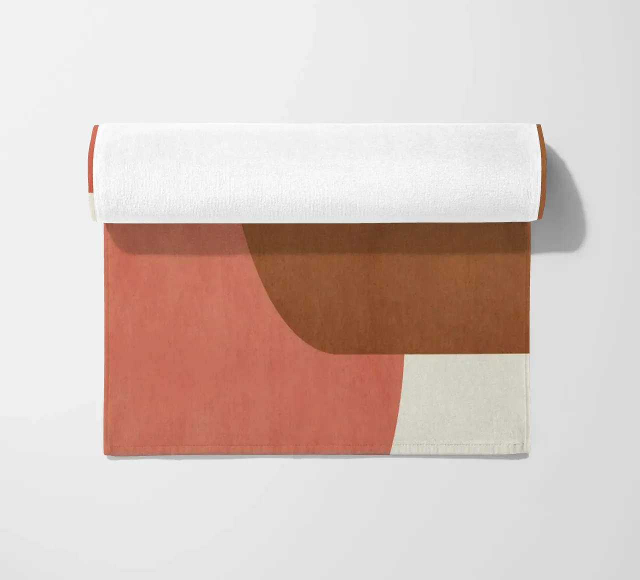 Halfmoon Colorblock - beach towel by MoonlightPrint