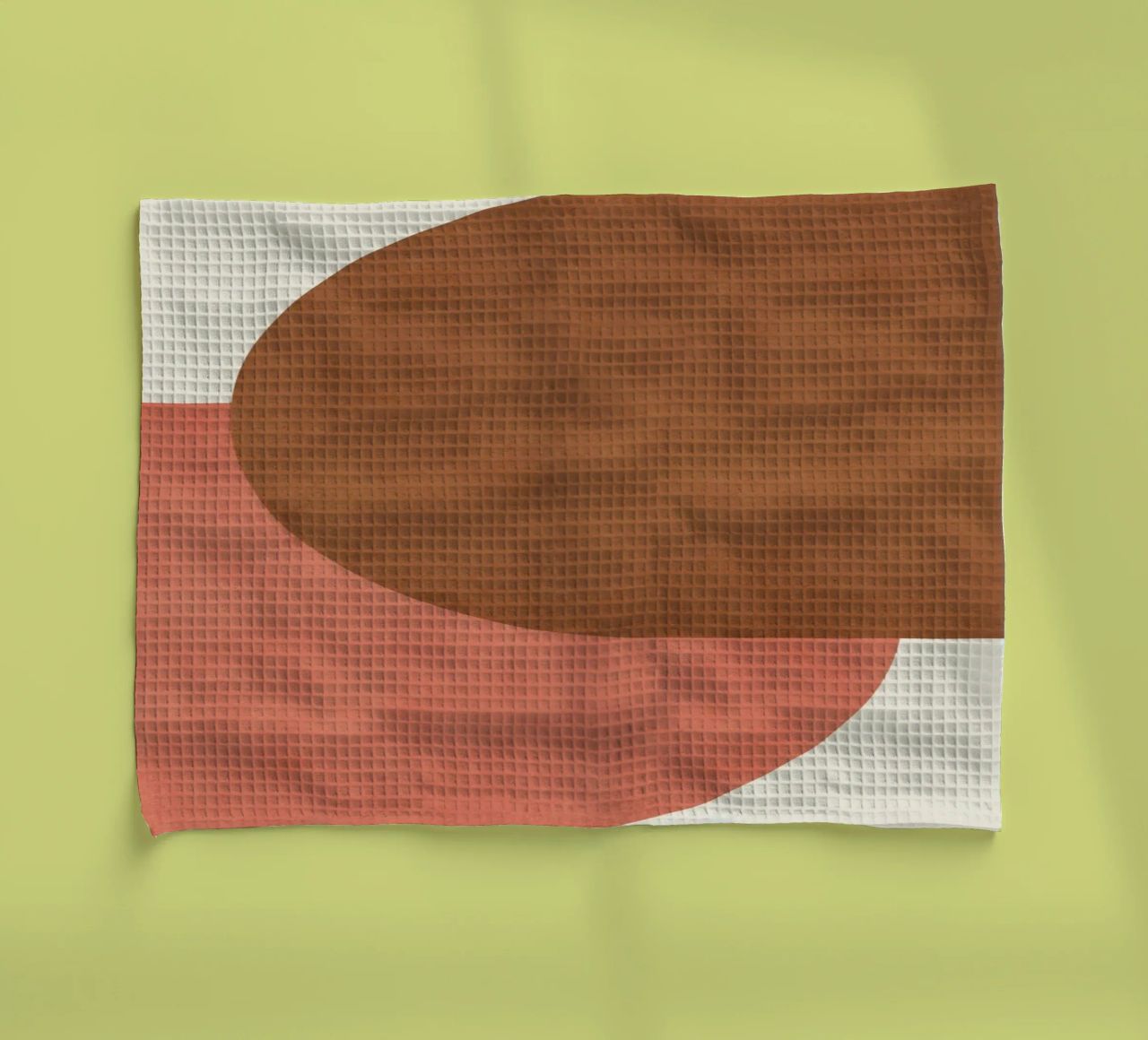 Halfmoon Colorblock - canovaccio da cucina da MoonlightPrint