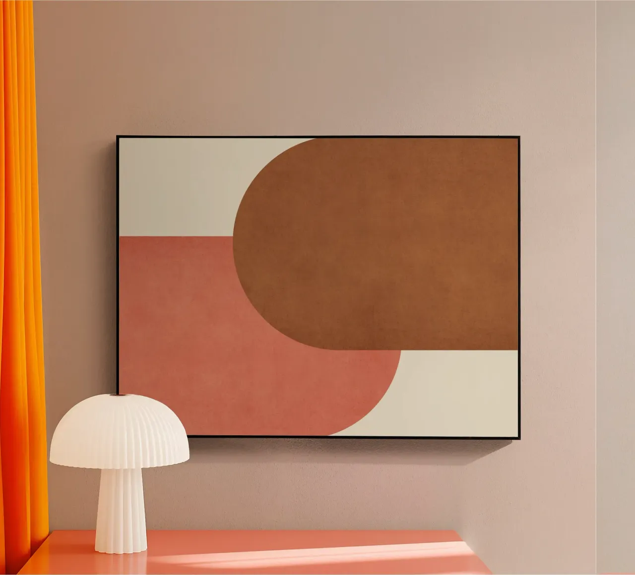 Halfmoon Colorblock - plexiglass da MoonlightPrint