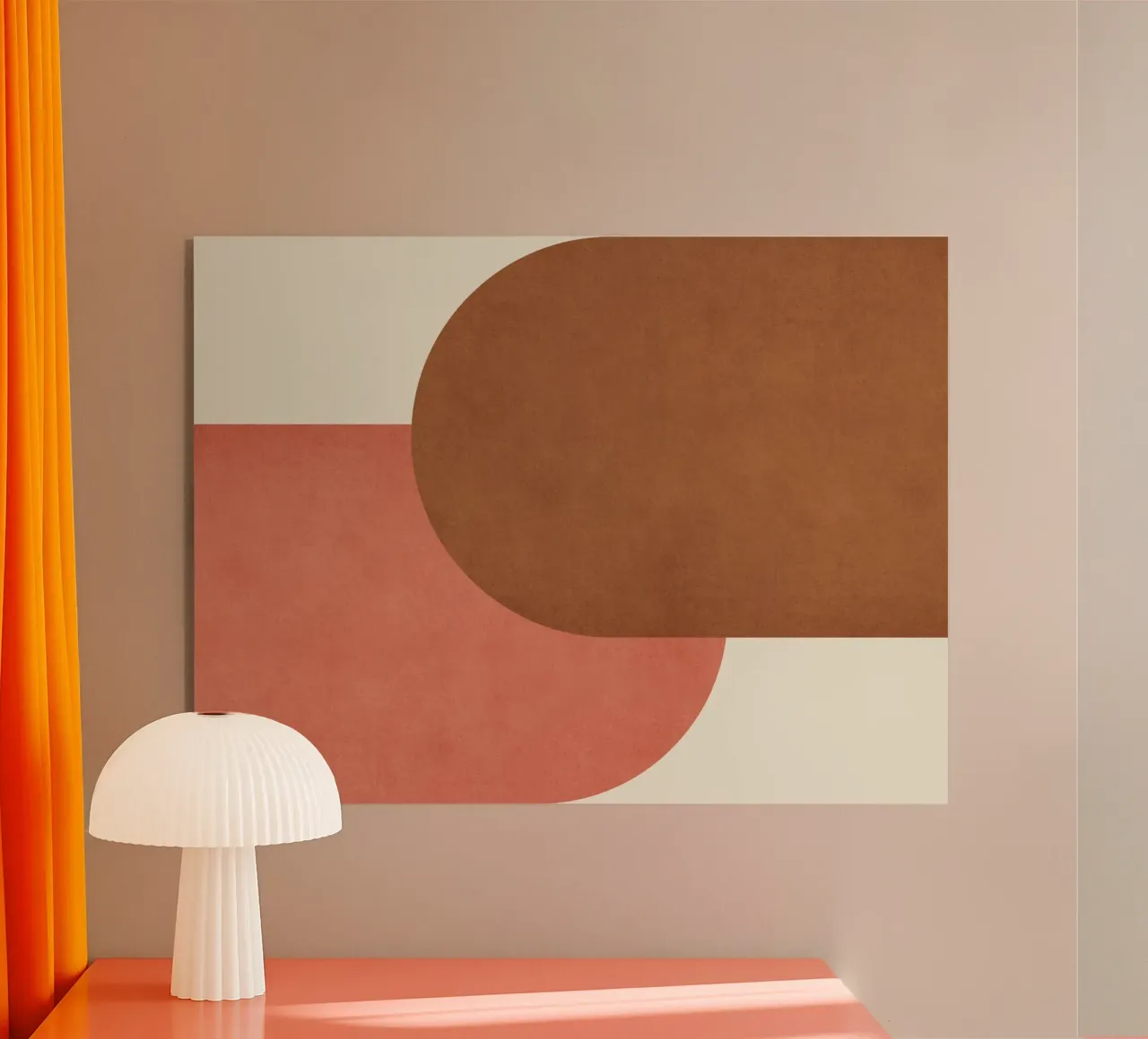 Halfmoon Colorblock - plexiglass da MoonlightPrint