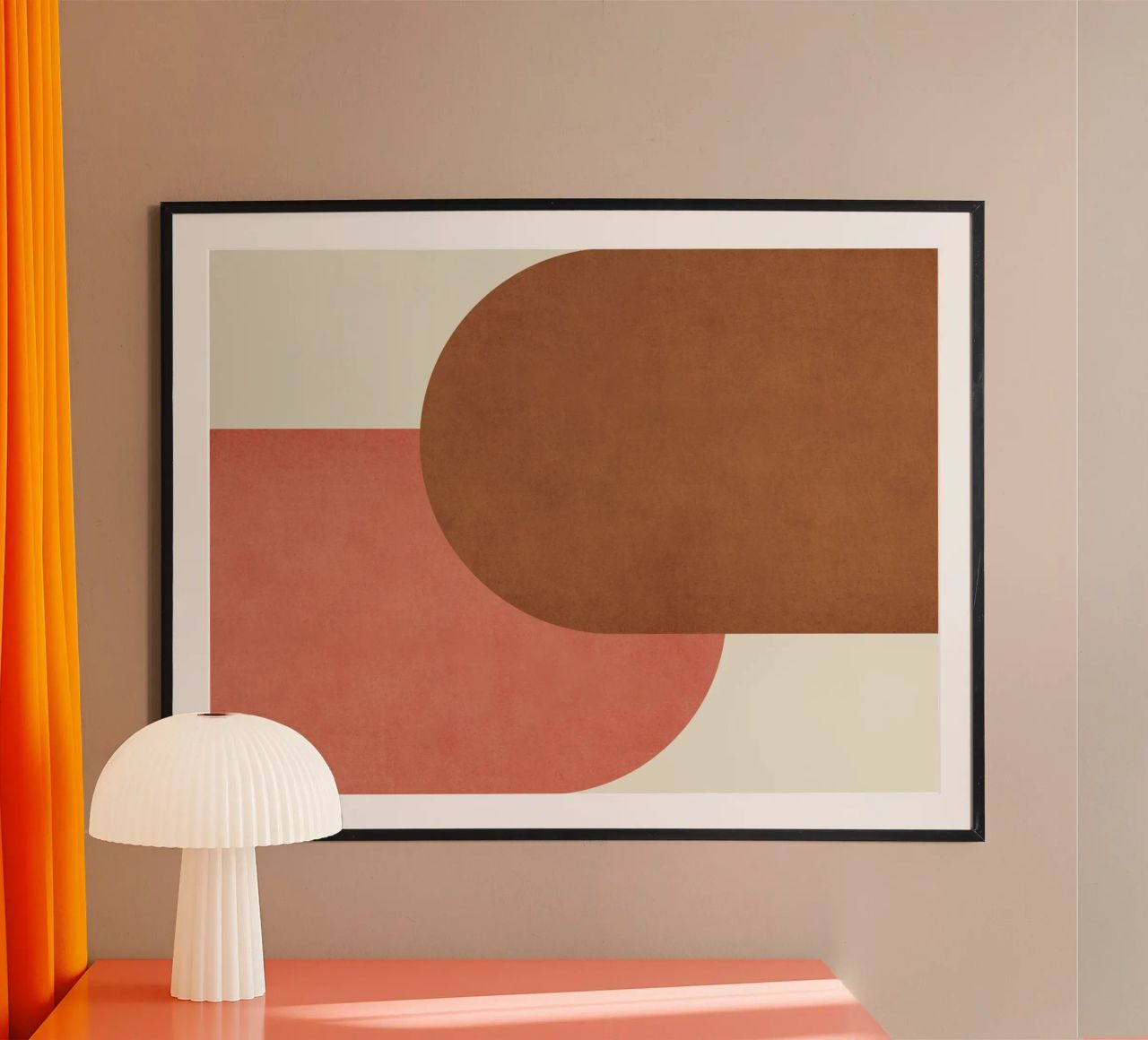 Halfmoon Colorblock - carta hahnemühle da MoonlightPrint