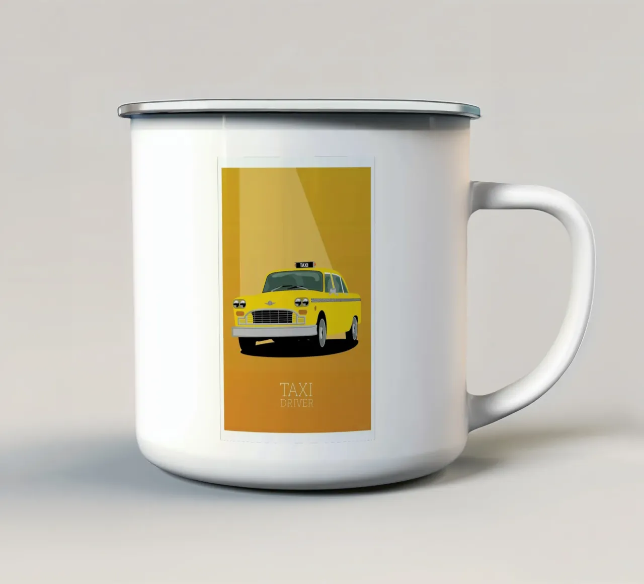 Taxi Driver tazza in smalto da Gallery Print and Art Limited