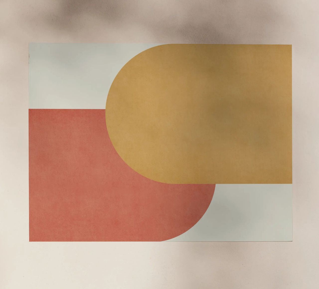Halfmoon Colorblock - Oro Rosa pellicola backlit da MoonlightPrint