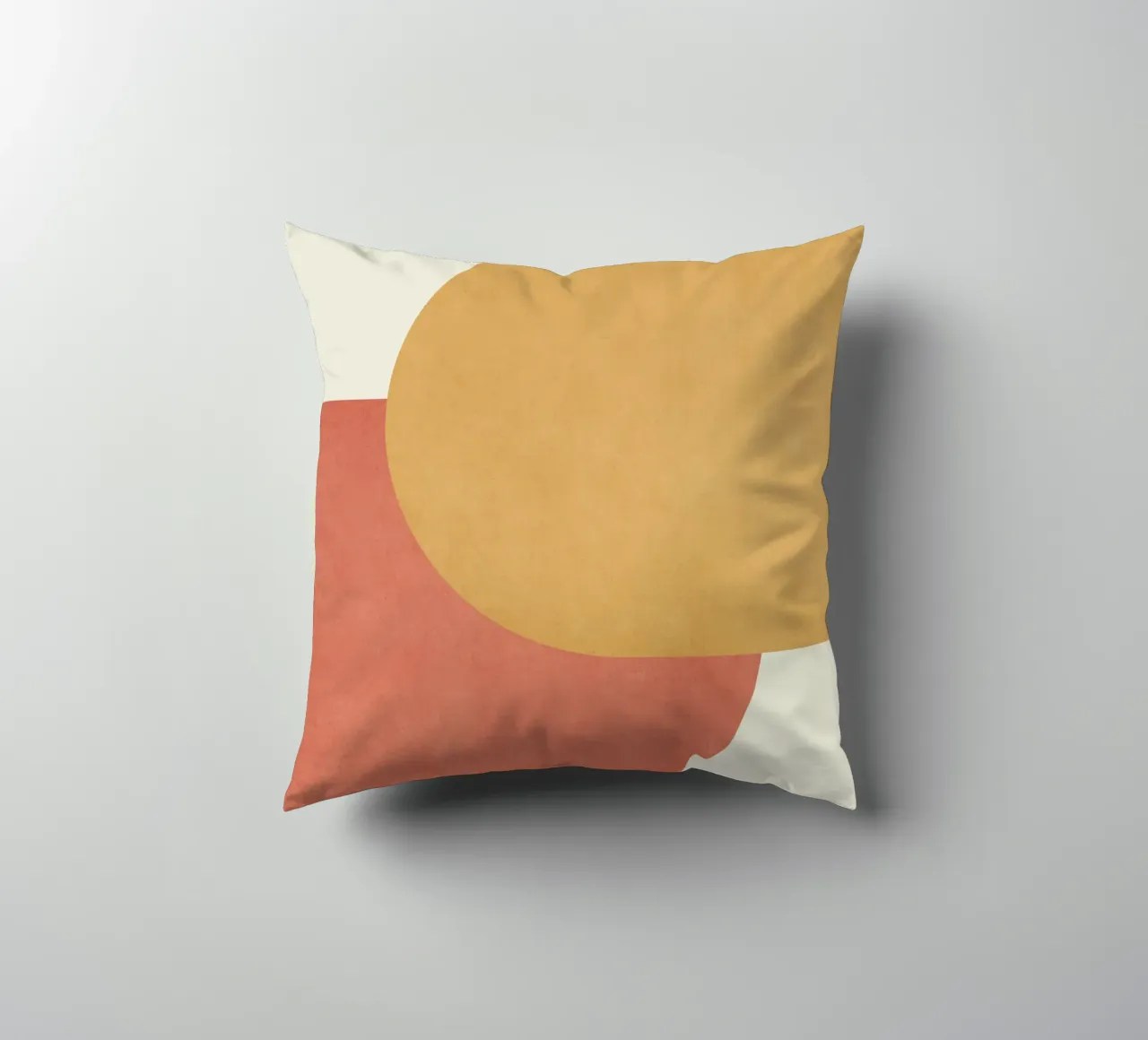 Halfmoon Colorblock - Oro Rosa cuscino da MoonlightPrint