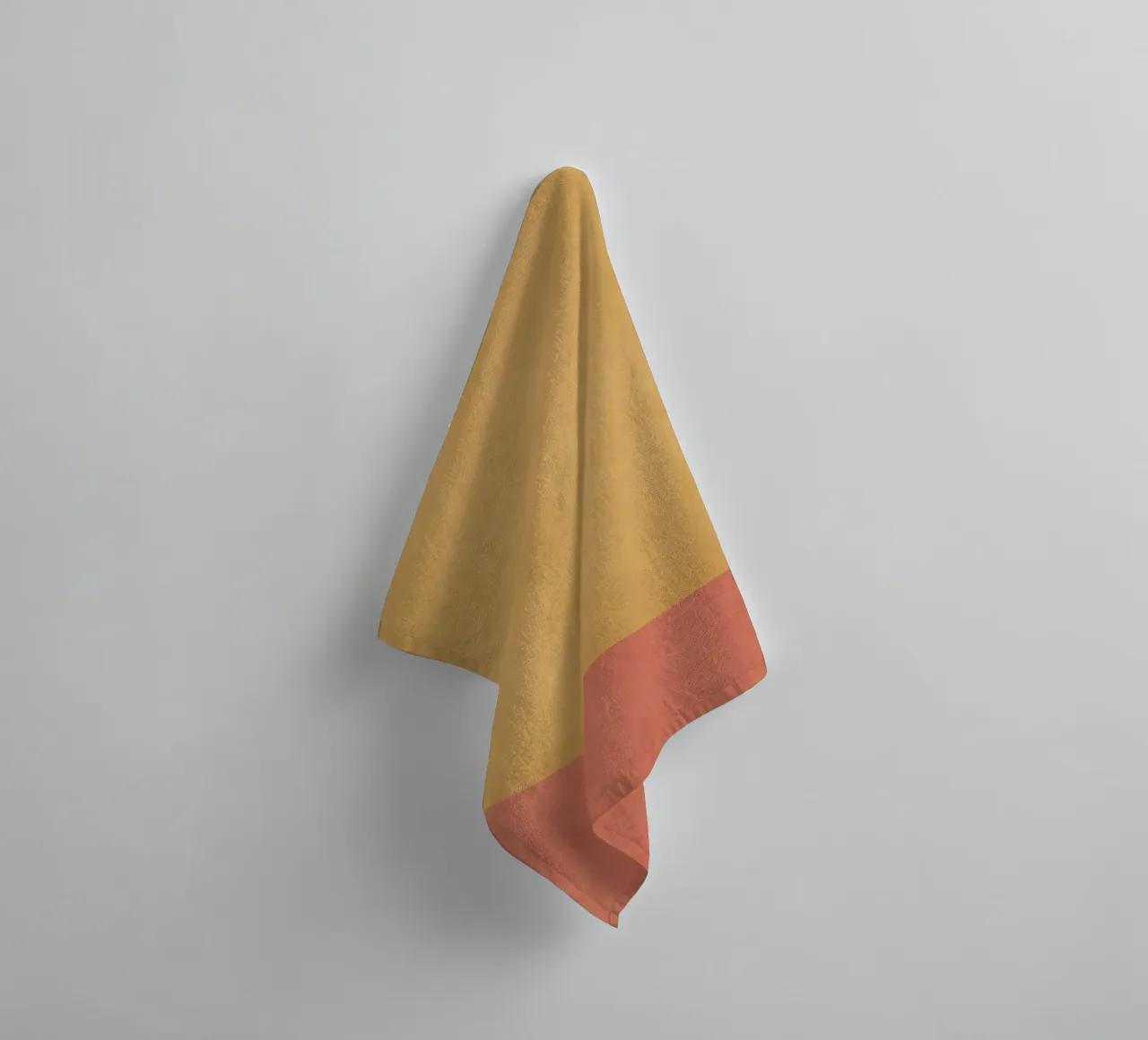 Halfmoon Colorblock - Oro Rosa asciugamano da bagno da MoonlightPrint