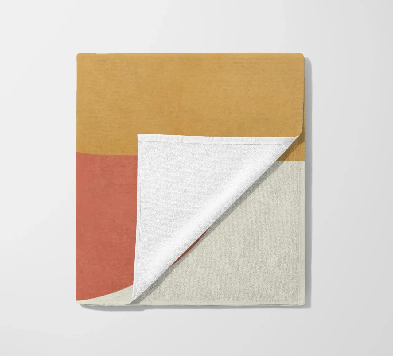 Halfmoon Colorblock - Oro Rosa telo mare da MoonlightPrint