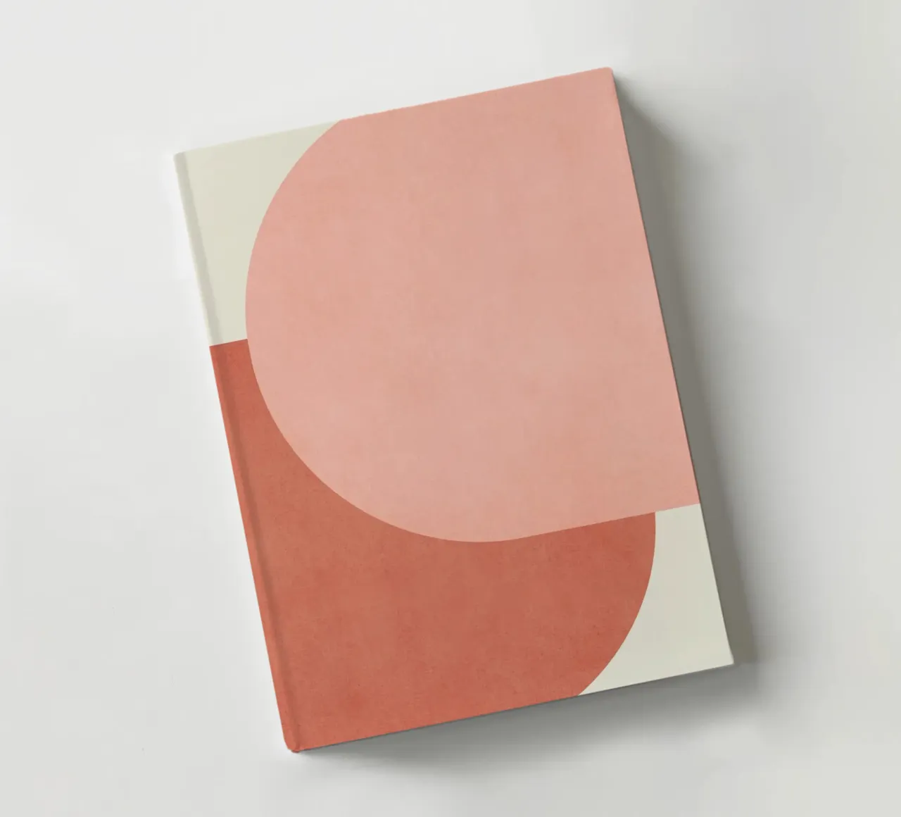 Halfmoon Colorblock - Rosa Arancione diario da MoonlightPrint