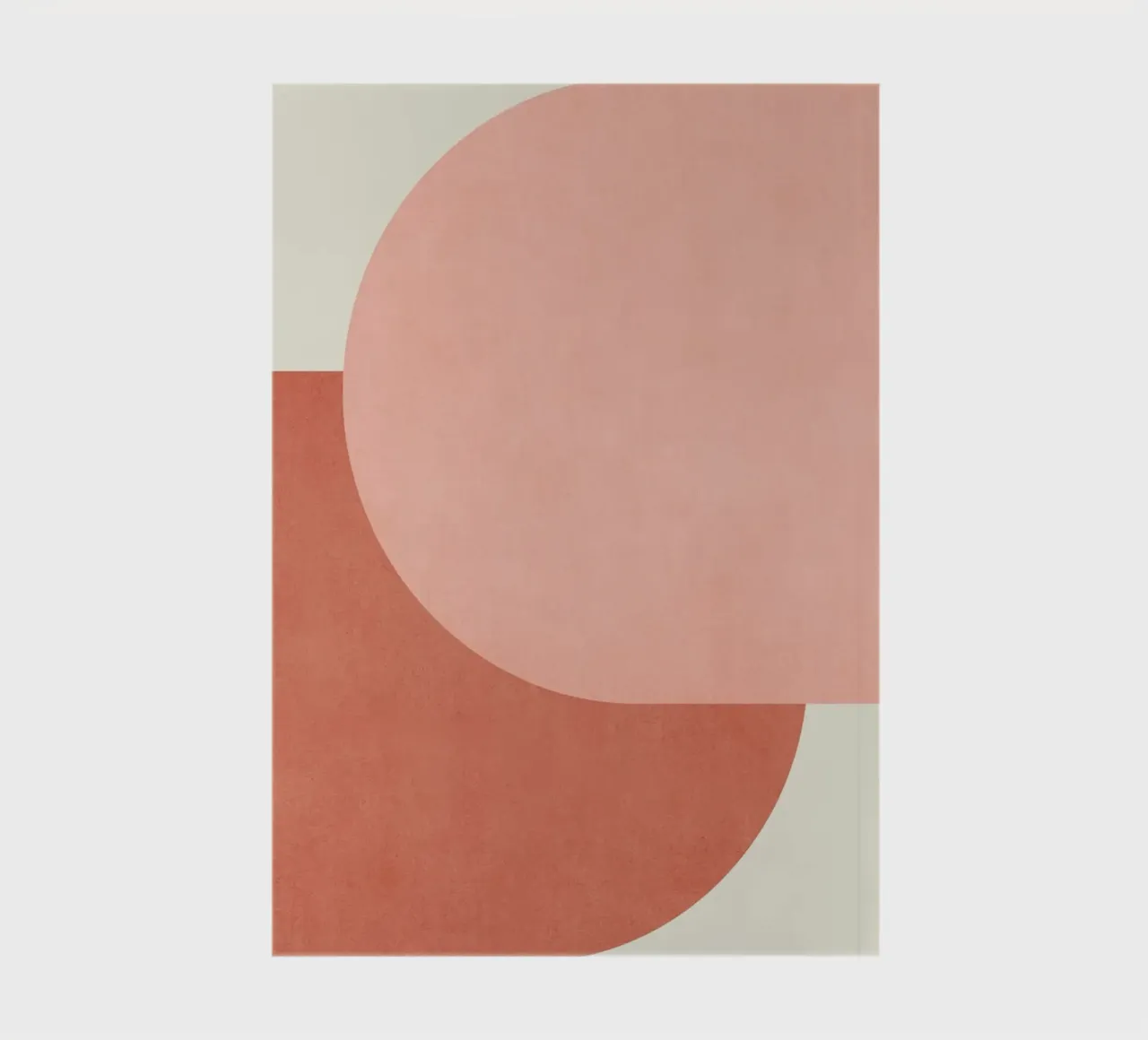 Halfmoon Colorblock - Rosa Arancione diario da MoonlightPrint
