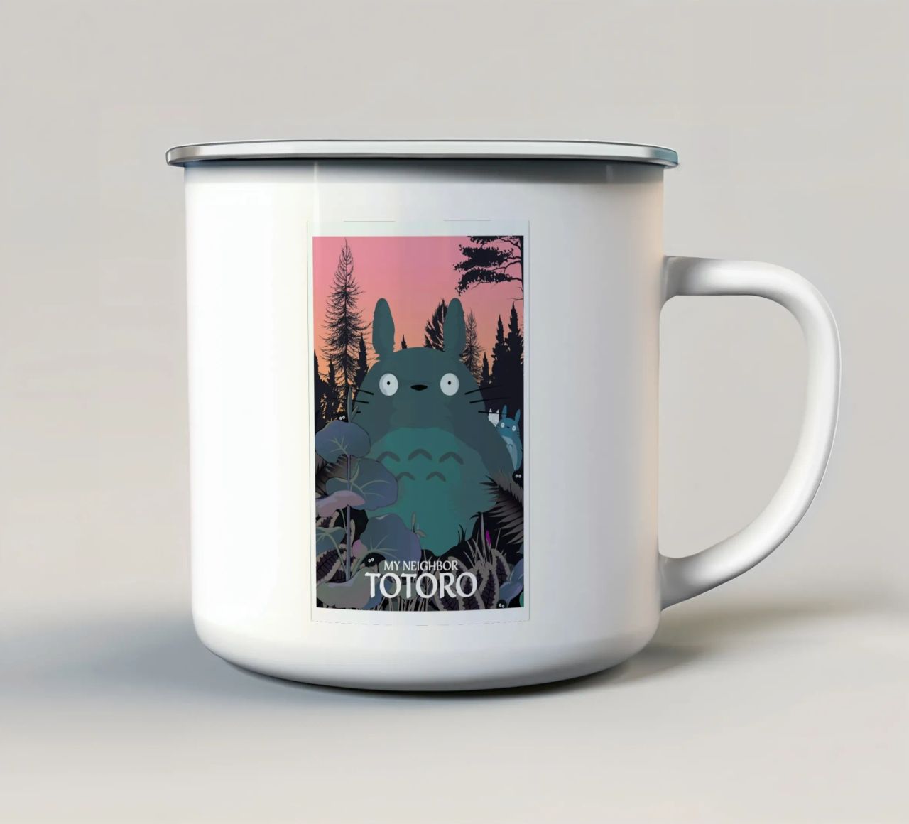 My Neighbor Totoro tazza in smalto da Gallery Print and Art Limited