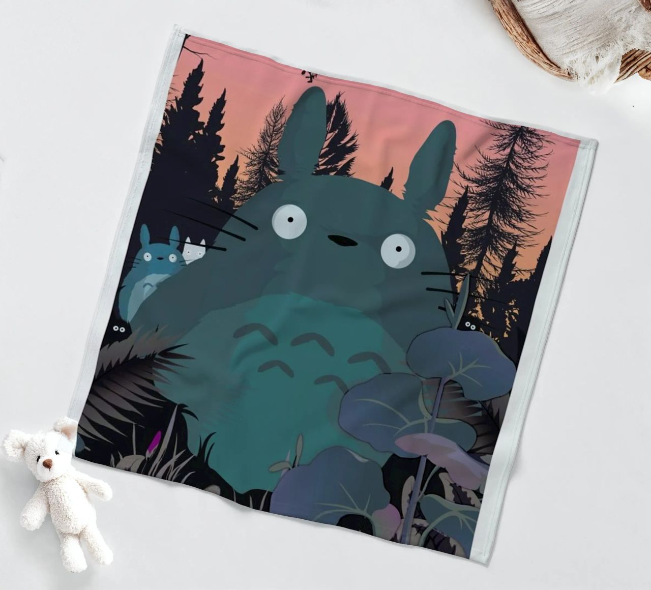 My Neighbor Totoro fleece blanket by Gallery Print and Art Limited