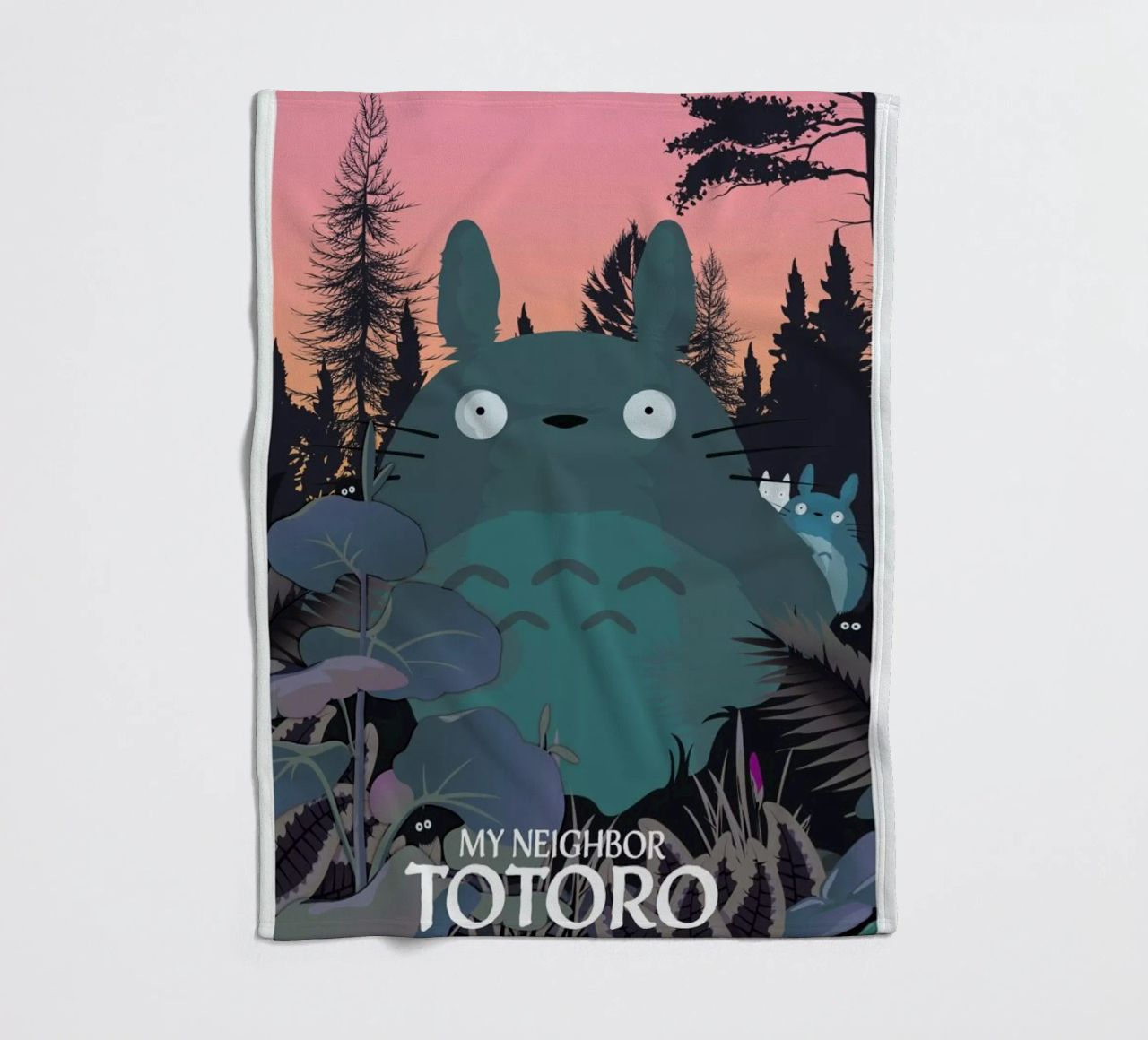My Neighbor Totoro fleece blanket by Gallery Print and Art Limited