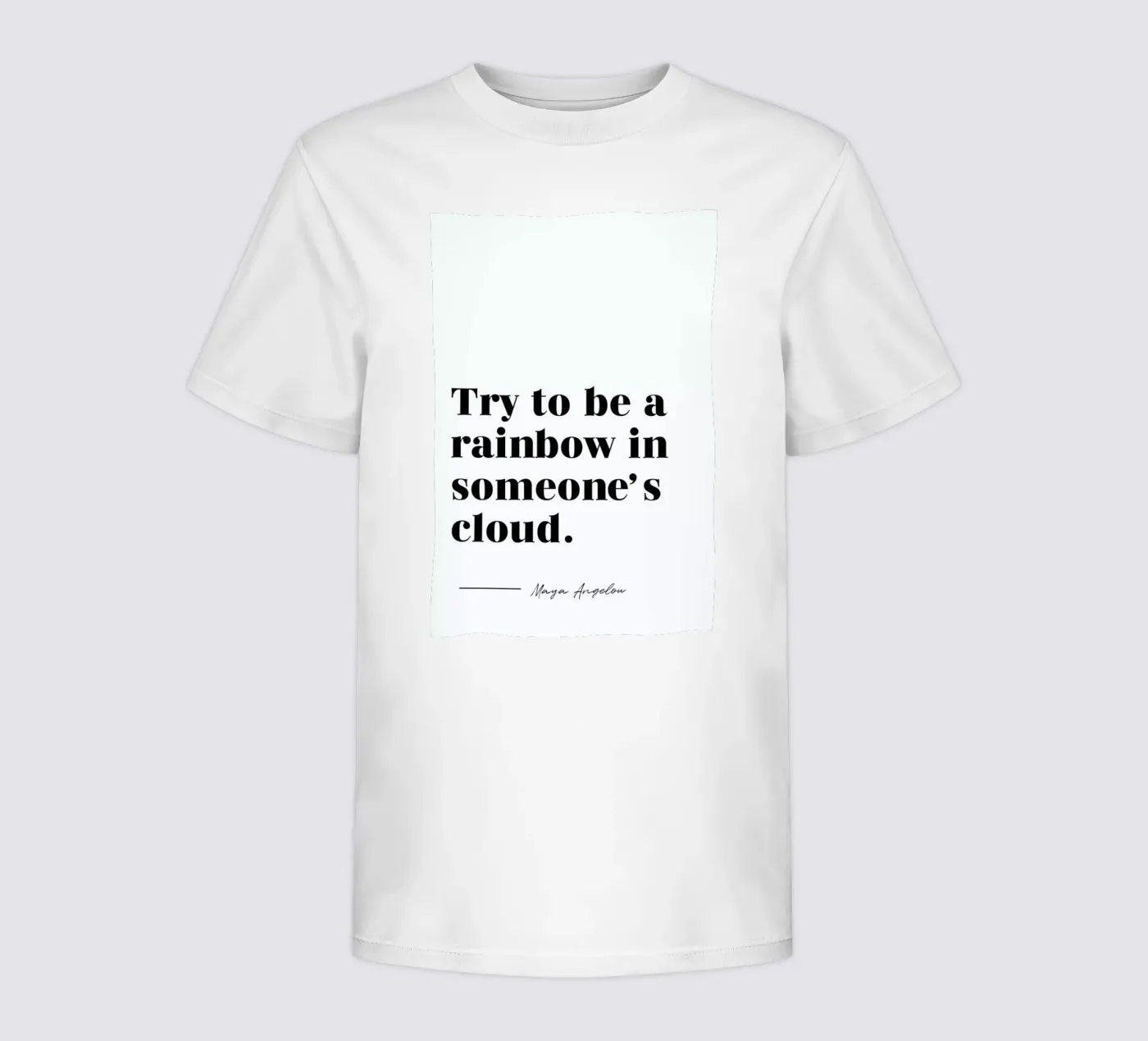 Rainbow t-shirt bambini da typed