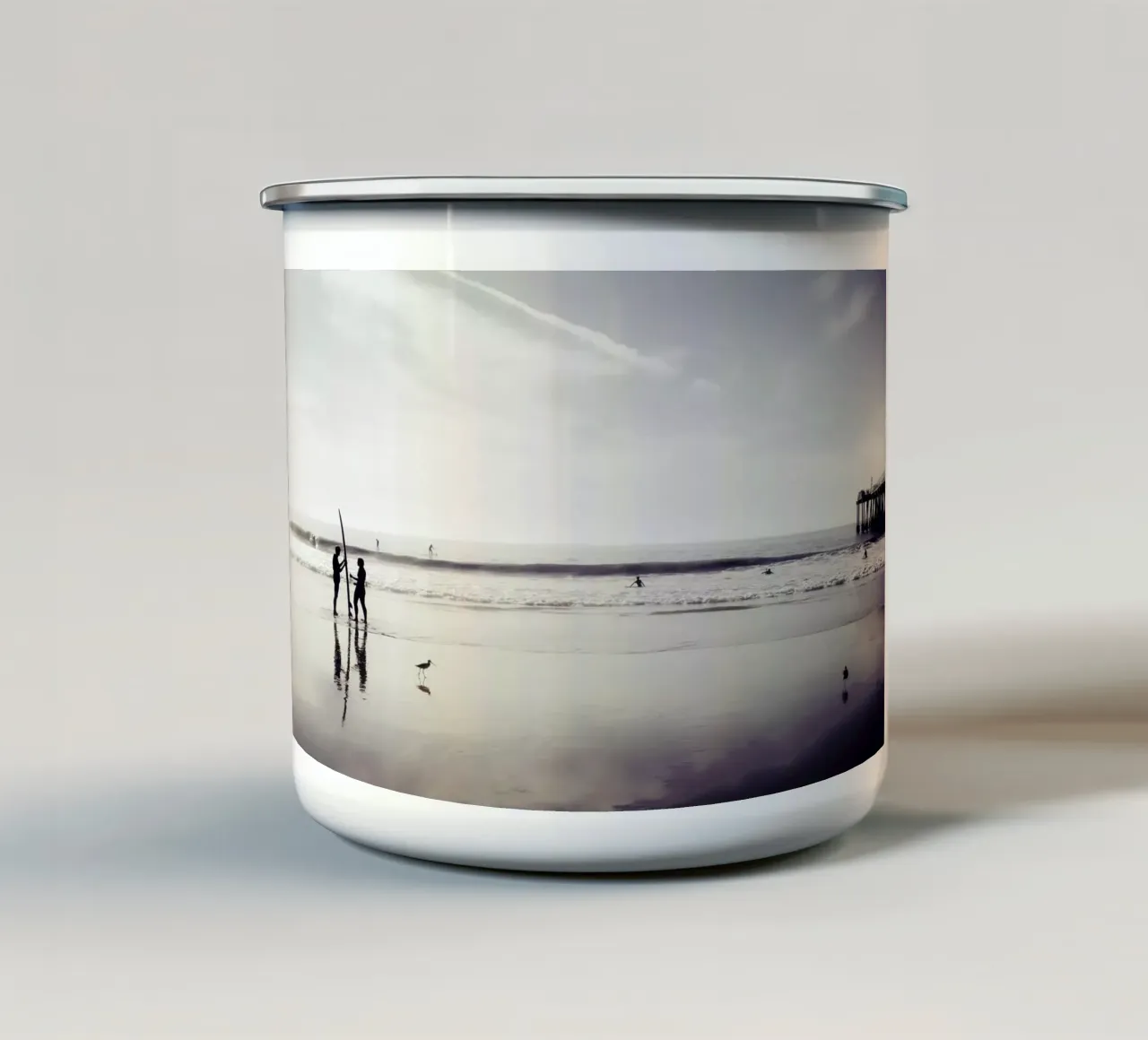 California Love Emaille Tasse von In Full Color