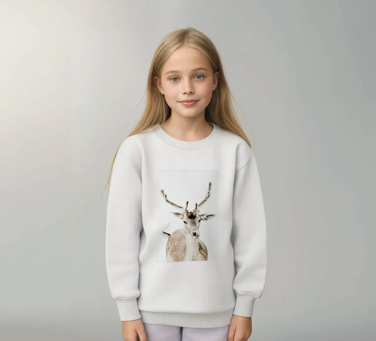 Cervo I felpa bambino da Victoria Frost