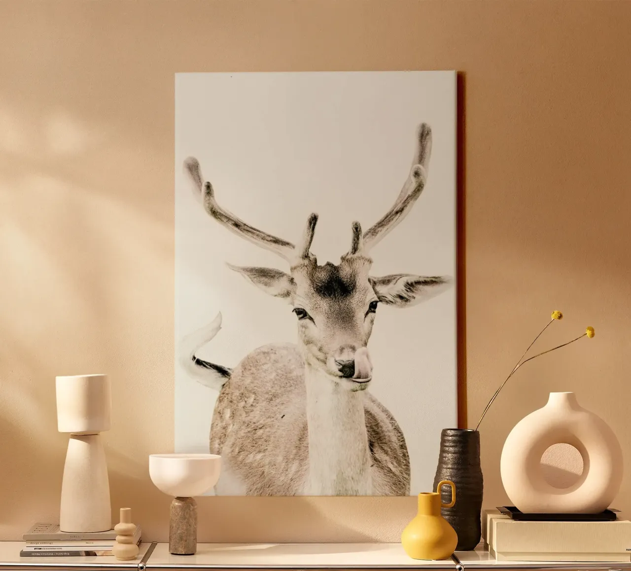 Hirsche I Leinwand von Victoria Frost