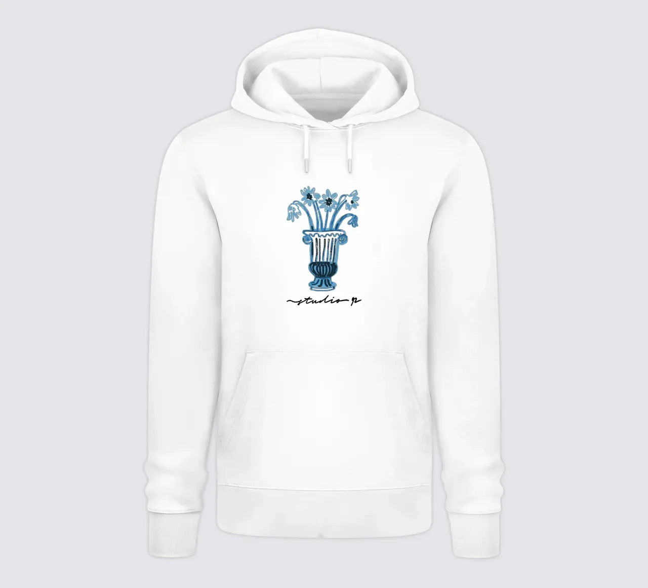 Blue Mood Botanical Studio 92 felpa con cappuccio da Studio Mooodz