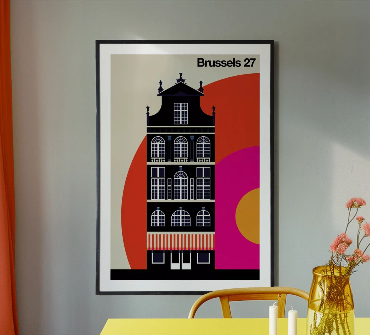 Brussels 27 Poster von Bo Lundberg