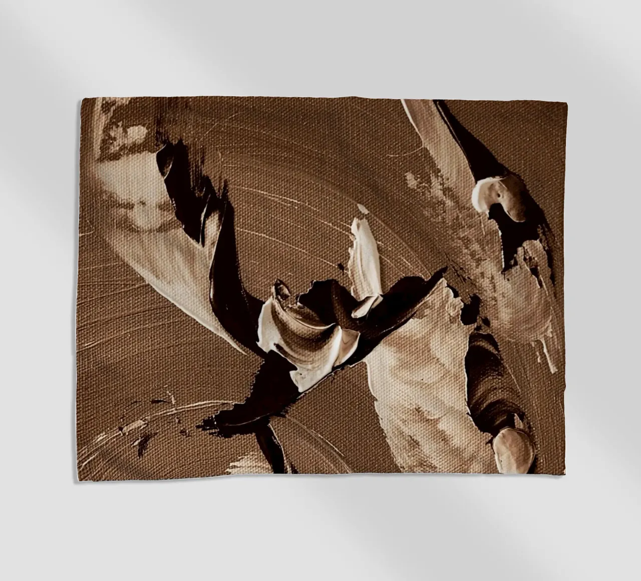 SEPIA 43 beach towel by Thierry Vobmann Abstract painting