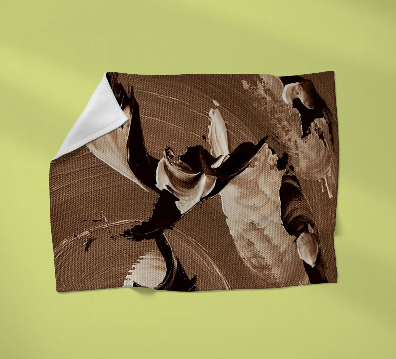 SEPIA 43 coperta in pile da Thierry Vobmann Abstract painting