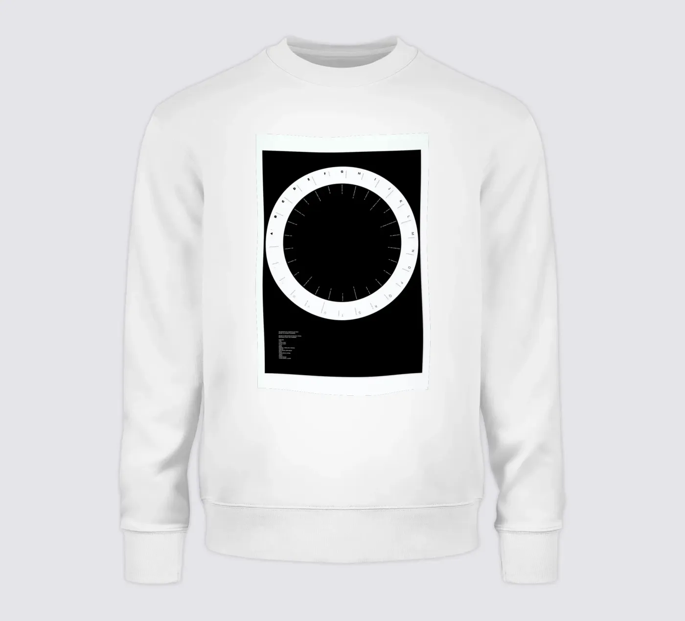 Width Classification Sweatshirt von Marcin Plonka