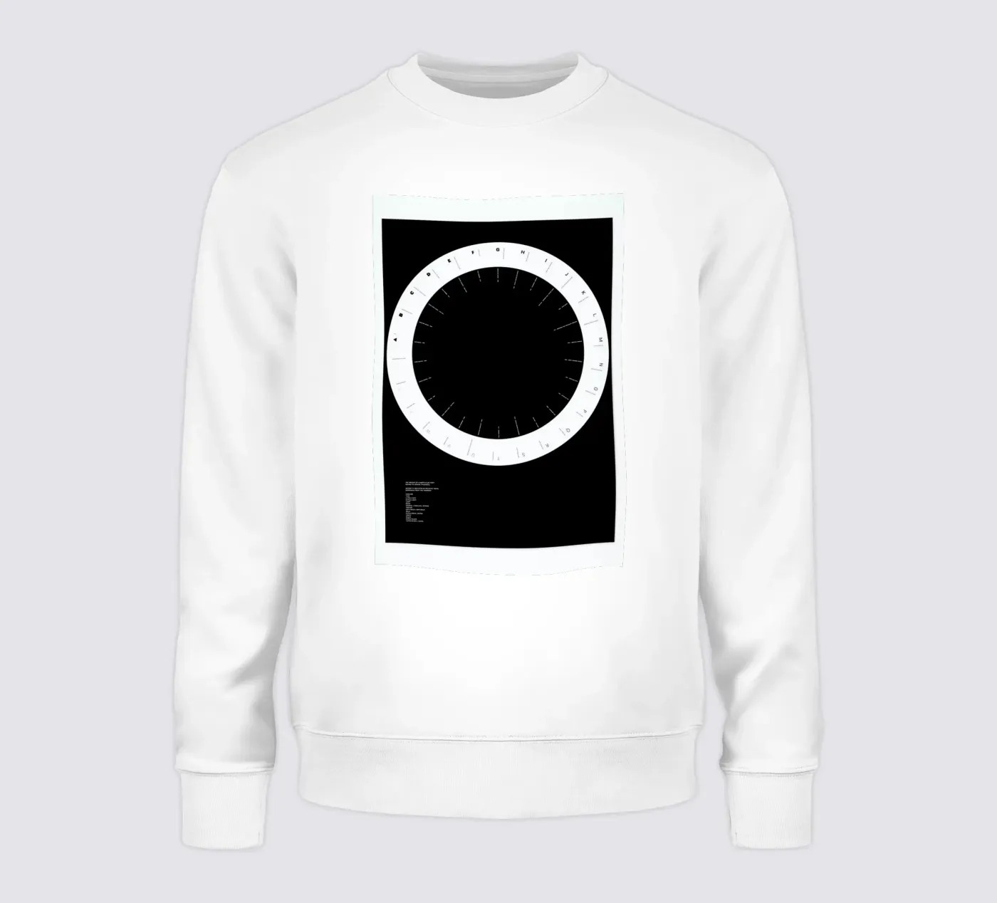 Width Classification Sweatshirt von Marcin Plonka