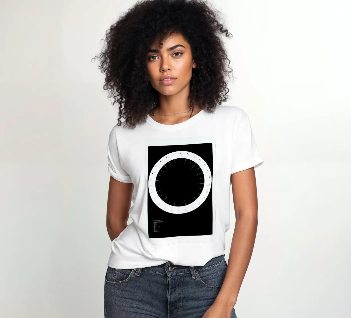 Width Classification dames t-shirt getailleerd van Marcin Plonka