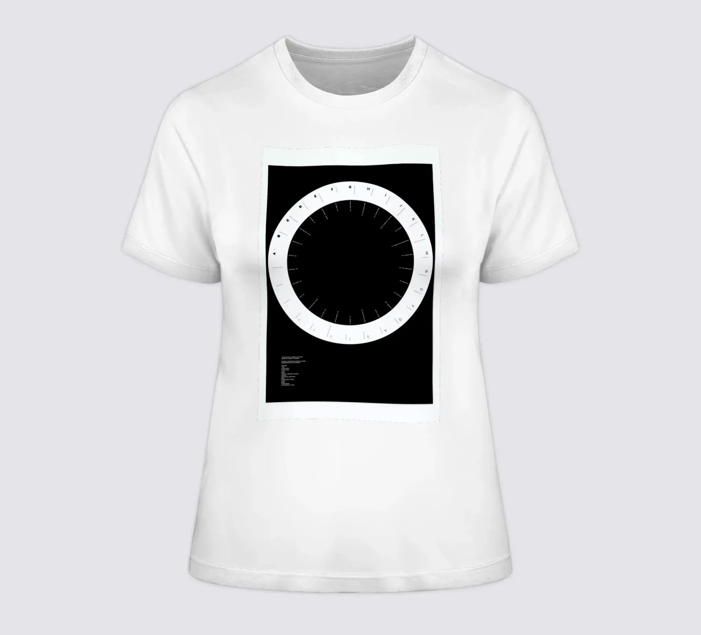 Width Classification t-shirt da donna da Marcin Plonka