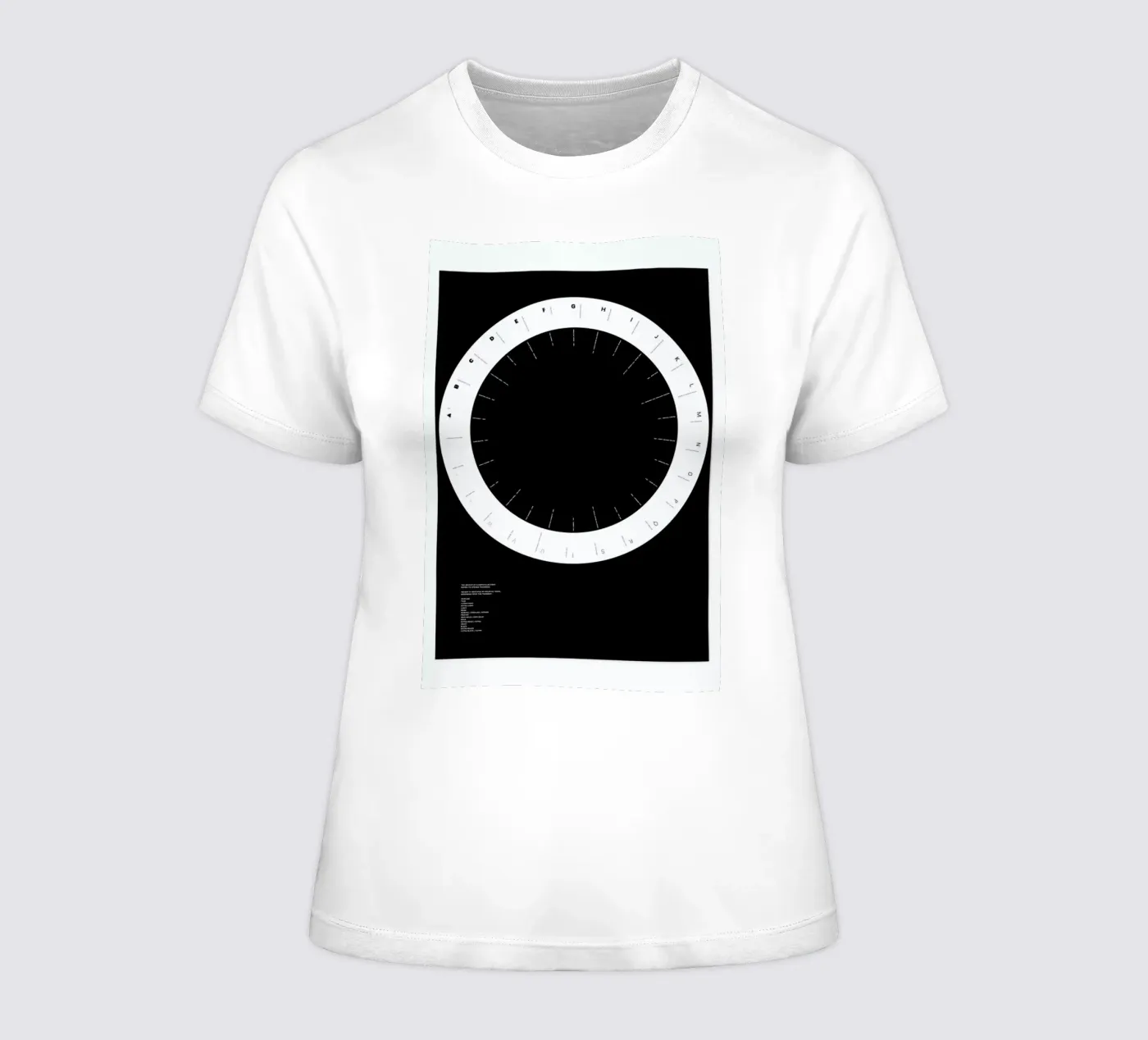 Width Classification t-shirt da donna da Marcin Plonka