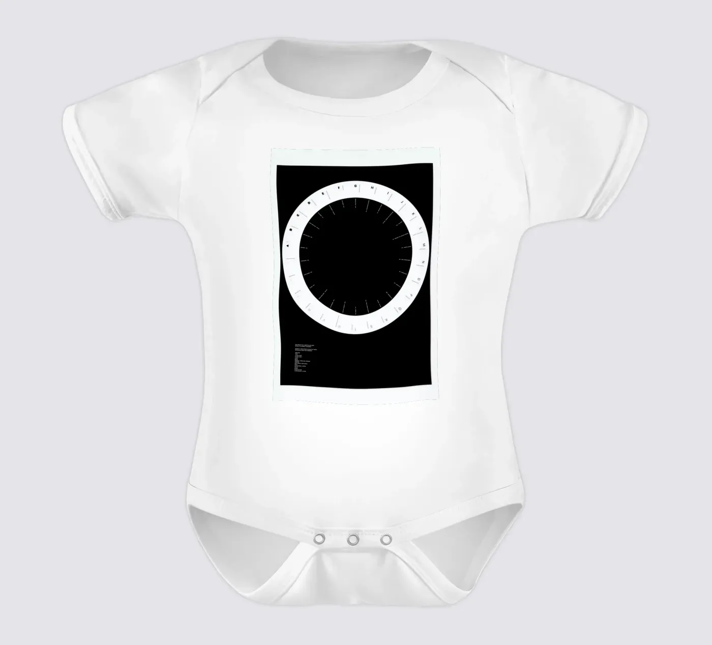 Width Classification Kurzarm Babybody von Marcin Plonka